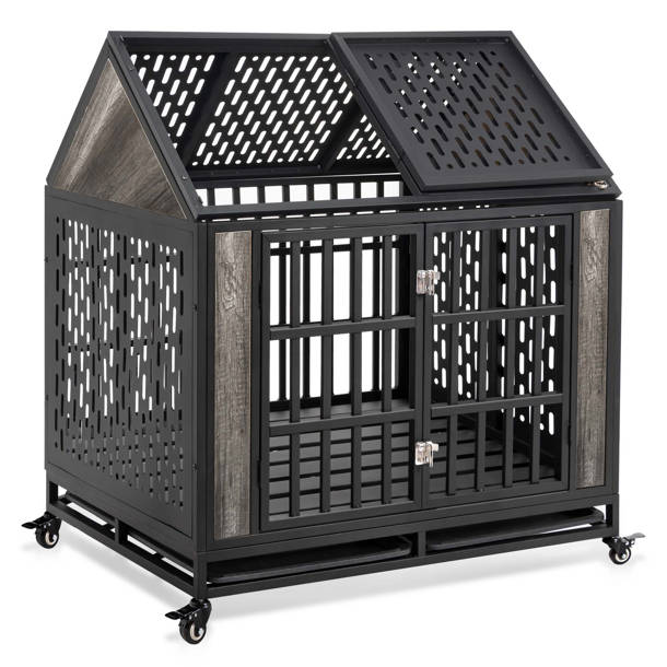 Tucker Murphy Pet™ Connice 42 Inch Heavy Duty Dog Crate for Medium to